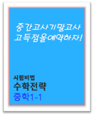 수학전략 1 1 표지