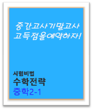 수학전략 2 1 표지