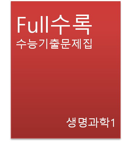 2024 Full수록 수능기출문제집 생명과학1